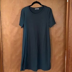 PINK LILY dark teal colored dress